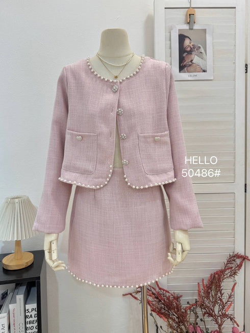 HELLO FASHION High End Tweed Co-Ord Sets